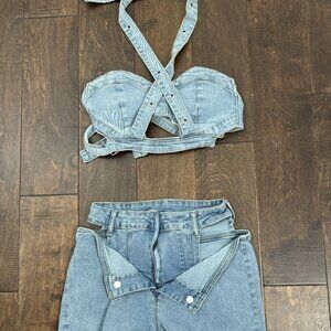 2 Piece Denim Outfit (S)